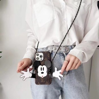[CUTE!]Louis Vuitton Disney Cartoon Case for iPhone 15 14 13 12 11 Pro Max