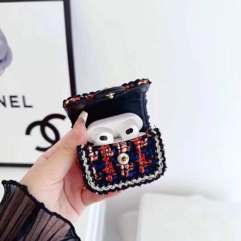 Chanel Tweed Quilted Case Cover for Airpods 1 2 3 Pro 2nd