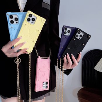 [Official ]Louis Vuitton Corssbody Silicone Case for iPhone 15 14 13 12 Pro Max