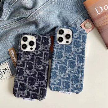 [Fashion]Dior Denim Case for iPhone 15 14 12 13 Pro Max