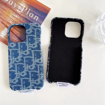 [Fashion]Dior Denim Case for iPhone 15 14 12 13 Pro Max
