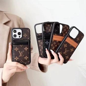 Louis Vuitton Card Holder Phone Case w/ 2 Slots