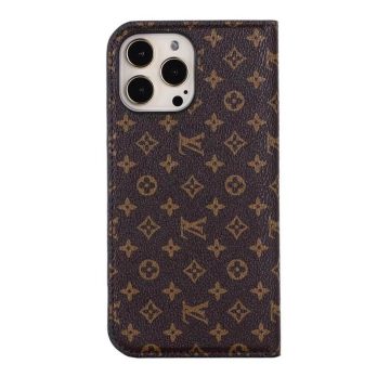 Louis Vuitton Small Brown Monogram Wallet iPhone 14 13 12 11 Pro Max Case