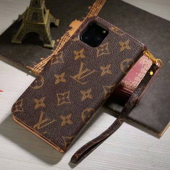 Louis Vuitton Monogram Wallet Case for Samsung Galaxy S25 S24 S23 S22 Ultra S21 Note 20 Ultra – Brown