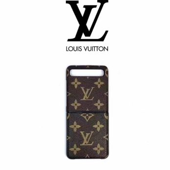 Louis Vuitton Monogram Leather Protective Case for Samsung Galaxy Z Flip 3/ Z Flip 1 2/ Z Fold 2/ Z Fold 3