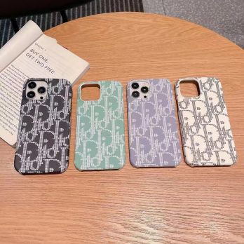 Christian Dior Leather Hard Case for iPhone 15 14 Plus 13 12 11 Pro Max