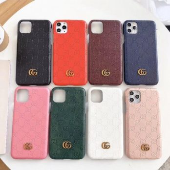 G G Leather Case for iPhone 15 14 Plus 13 12 11 Pro Max Xs XR 7 8 Plus