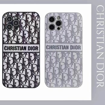 Christian Dior Embroidery Case for iPhone 14 Plus 13 12 11 Pro Max