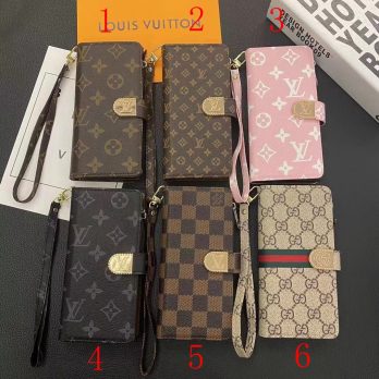 Louis Vuitton Brown Monogram Zipper Wallet Case Samsung Galaxy Phone