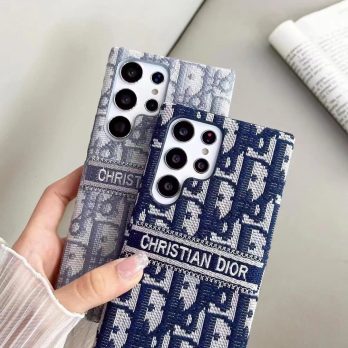 Dior Canvas Case for Samsung Galaxy S24 S23 S22 S21 Ultra