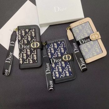 Dior Canvas Wallet Case for Samsung Galaxy Phone