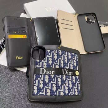 Dior Canvas Wallet Case for Samsung Galaxy Phone