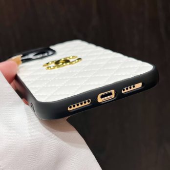 Chanel Thin Leather Case for iPhone 15 14 13 12 11 Pro Max 7 8 Plus