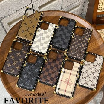 Louis Vuitton Eye Trunk Back Card Holder Case for iPhone 15 14 13 12 11 Pro Max