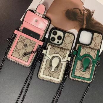 Crossbody Chain GUCCI Dionysus Card Holder Phone Case